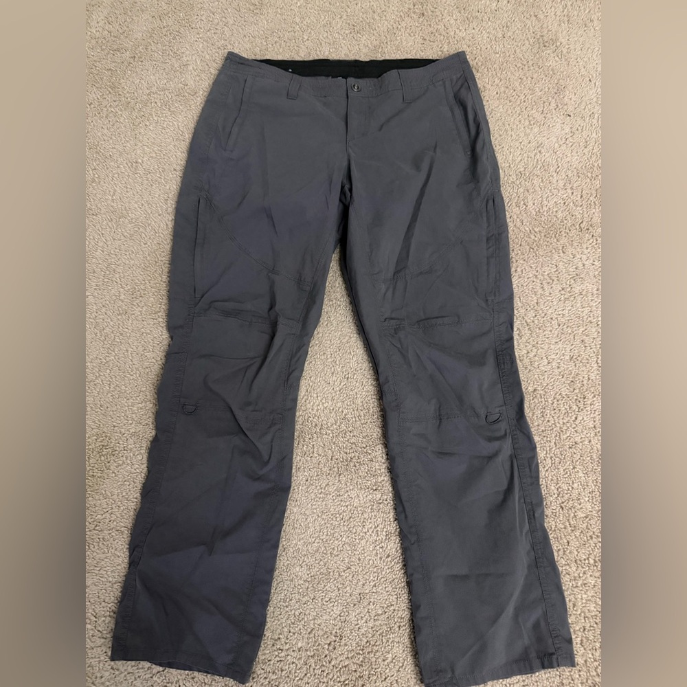 Kuhl Legendary Hiking Outdoor Pants Womens Size 14 Short Gray Cotton Nylon - Picture 2 of 7